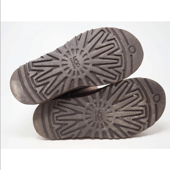 UGG Womens Size 5 Classic Short Mid 5809 Brown Gold Sparkly Glitter Winter Boots - Picture 12 of 12